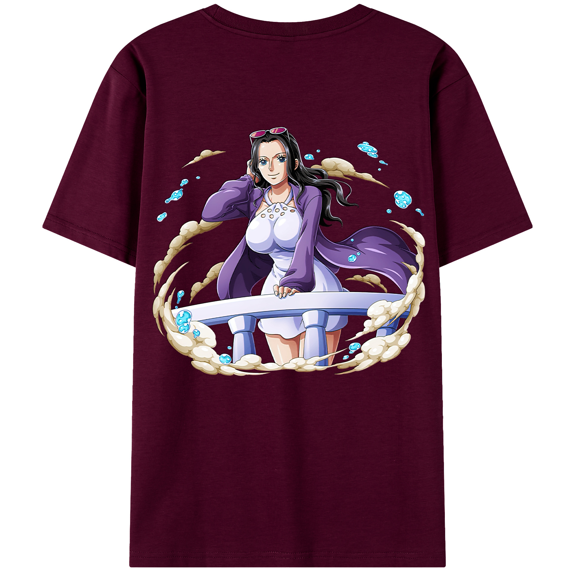 ワンピース ニコ・ロビン ONE PIECE Nico Robin レディース半袖Tシャツ(バックプリント)
